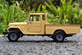 [Kyosho] 1:18 Toyota 1980 Land Cruiser LC40 Pickup Yellow Model Car Die-Cast