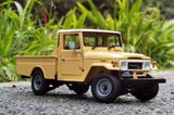 [Kyosho] 1:18 Toyota 1980 Land Cruiser LC40 Pickup Yellow Model Car Die-Cast