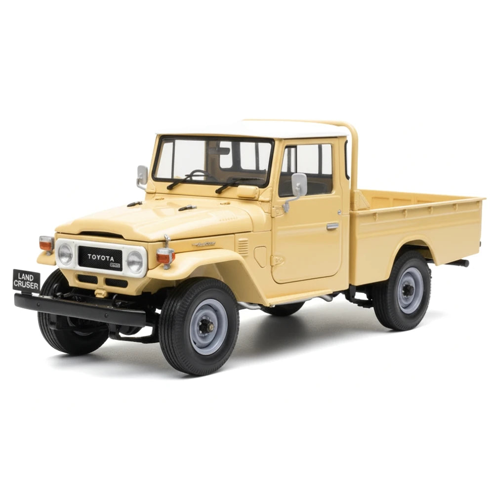 [Kyosho] 1:18 Toyota 1980 Land Cruiser LC40 Pickup Yellow Model Car Die-Cast