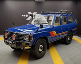 [Kyosho] 1:18 Toyota 1987 Land Cruiser LC60 Modified blauw modelauto Die-Cast