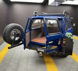 [Kyosho] 1:18 Toyota 1987 Land Cruiser LC60 Modified blauw modelauto Die-Cast