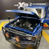 [Kyosho] 1:18 Toyota 1987 Land Cruiser LC60 Modified blauw modelauto Die-Cast