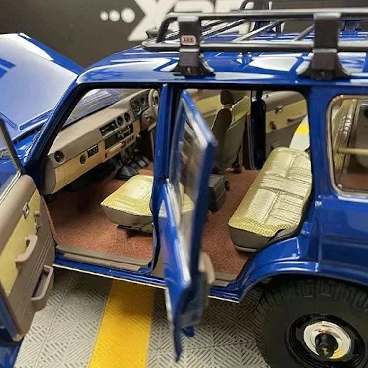 [Kyosho] 1:18 Toyota 1987 Land Cruiser LC60 Modified Blue Model Car Die-Cast