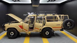 [Kyosho] 1:18 Toyota 1987 Land Cruiser LC60 Modified Yellow Model Car Die-Cast