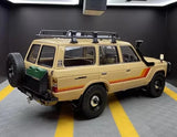 [Kyosho] 1:18 Toyota 1987 Land Cruiser LC60 Modified Yellow Model Car Die-Cast