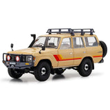 [Kyosho] 1:18 Toyota 1987 Land Cruiser LC60 Modified Yellow Model Car Die-Cast