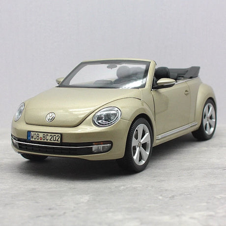 [Kyosho] 1:18 Volkswagen 2013 Beetle Convertible Gold Model Car Die-Cast