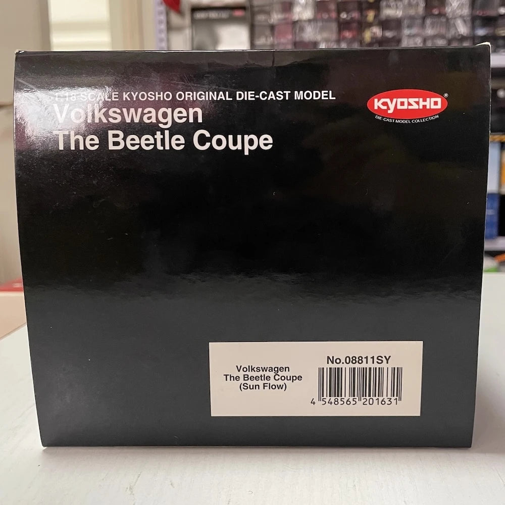 [Kyosho] 1:18 Volkswagen 2013 Beetle Coupe Yellow Model Car Die-Cast