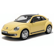 Kyosho Volkswagen 2013 Beetle Coupe jaune 1:18 – voiture miniature de collection en métal moulé