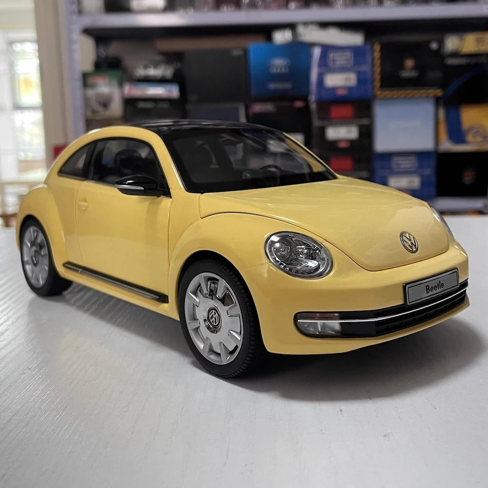 [Kyosho] 1:18 Volkswagen 2013 Beetle Coupe Yellow Model Car Die-Cast