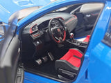 [LCD] 1:18 Honda 2017 Civic Type R FK8 Blue Model Car Die-Cast