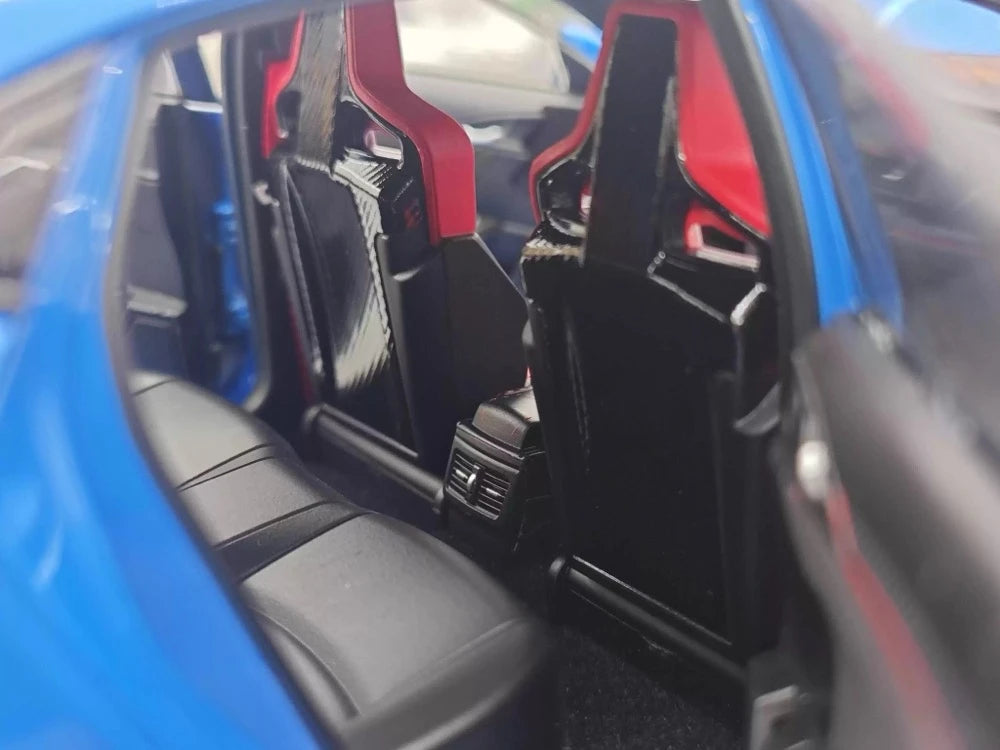 [LCD] 1:18 Honda 2017 Civic Type R FK8 blu modellino di auto Die-Cast