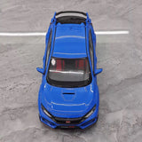 [LCD] 1:18 Honda 2017 Civic Type R FK8 Blue Model Car Die-Cast