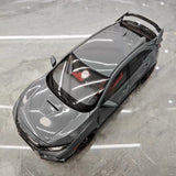 [LCD] 1:18 Honda 2017 Civic Type R FK8 Gray Model Car Die-Cast