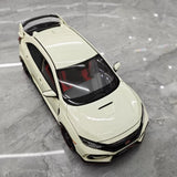 [LCD] 1:18 Honda 2017 Civic Type R FK8 ホワイト モデルカー Die-Cast