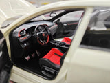 [LCD] 1:18 Honda 2017 Civic Type R FK8 ホワイト モデルカー Die-Cast