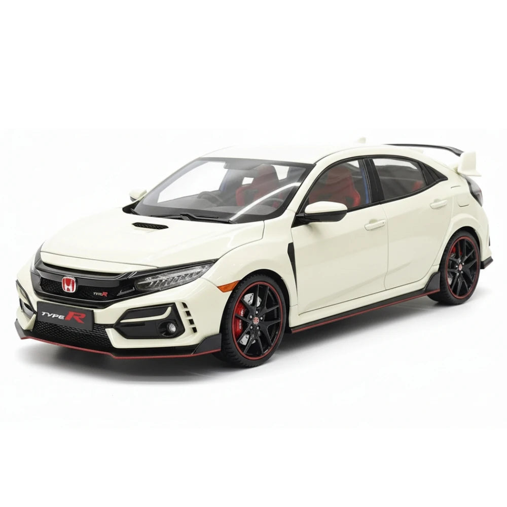 [LCD] 1:18 Honda 2017 Civic Type R FK8 ホワイト モデルカー Die-Cast