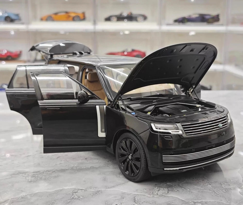 [LCD] 1:18 Land Rover 2022 Range Rover SV Black Model Car Die-Cast