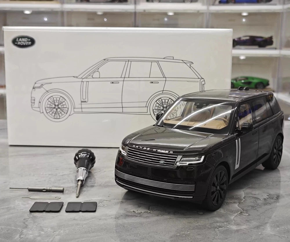 [LCD] 1:18 Land Rover 2022 Range Rover SV Black Model Car Die-Cast