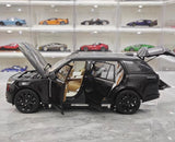 [LCD] 1:18 Land Rover 2022 Range Rover SV Black Model Car Die-Cast