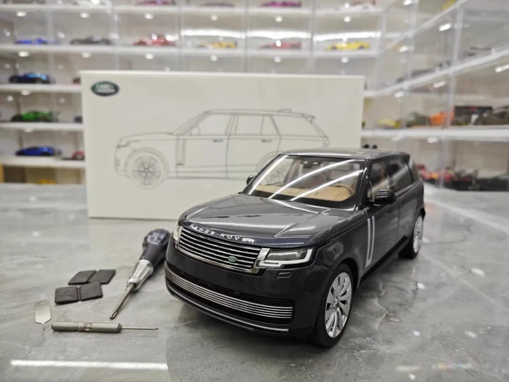 [LCD] 1:18 Land Rover 2022 Range Rover SV Blue Model Car Die-Cast