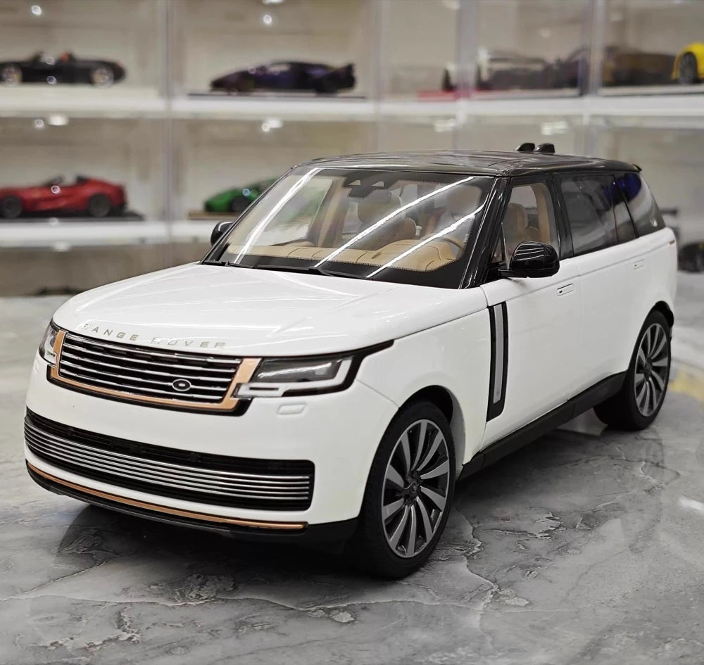 [LCD] 1:18 Land Rover 2022 Range Rover SV White Model Car Die-Cast