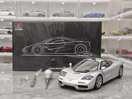 [LCD] 1:18 McLaren 1995 F1 XP5 Silver Model Car Die-Cast