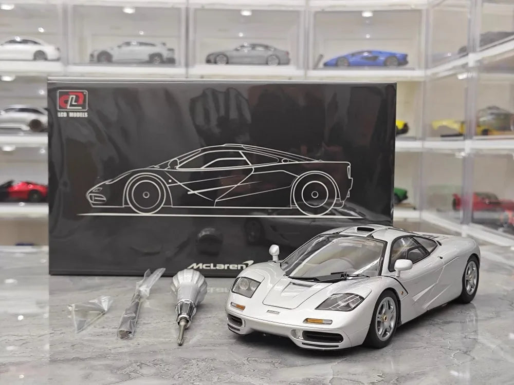[LCD] 1:18 McLaren 1995 F1 XP5 Silver Model Car Die-Cast