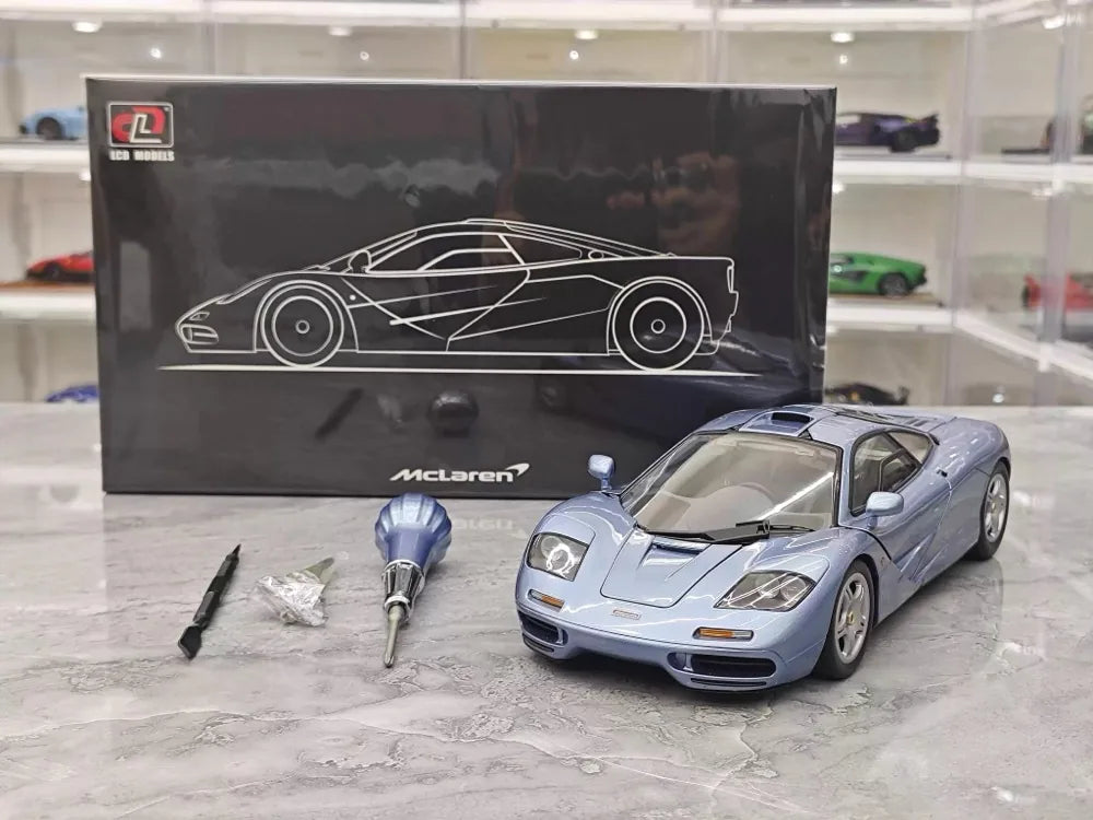 [LCD] 1:18 McLaren 1995 F1 XP5 Blue Model Car Die-Cast