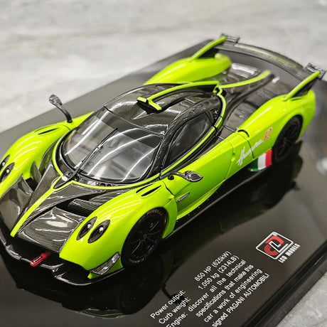 LCD Pagani 2021 Huayra R Green 1:43 – Keräilyesineitä valumalleja
