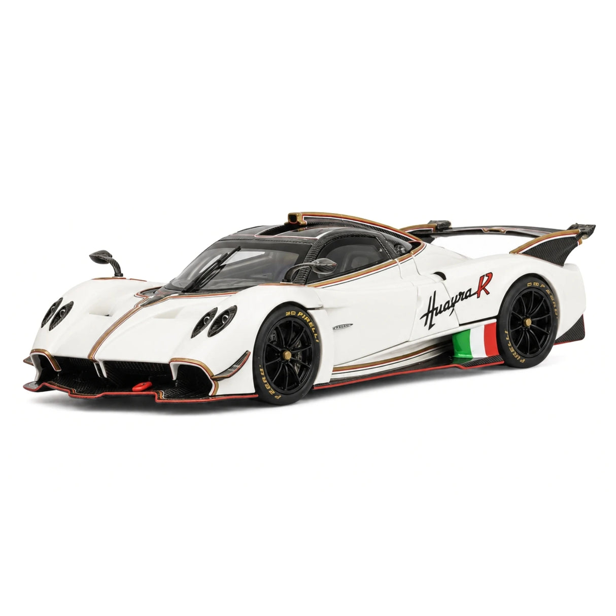 LCD Pagani 2021 Huayra R White 1:43 – コレクターズル・ダイキャストモデル ダイキャスト