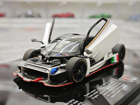 LCD Pagani 2021 Huayra R White 1:43 – Keräilyesineitä valuvalumalli
