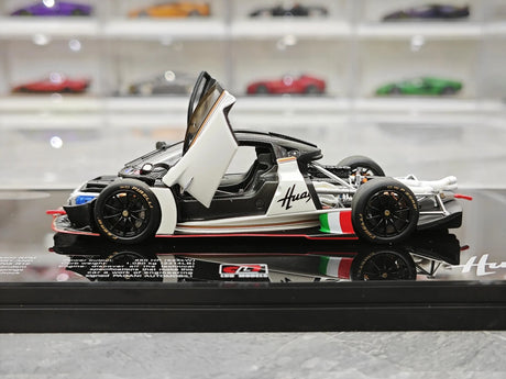 LCD Pagani 2021 Huayra R White 1:43 – Keräilyesineitä valuvalumalli