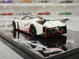 LCD Pagani 2021 Huayra R White 1:43 – コレクターズル・ダイキャストモデル ダイキャスト