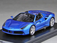[Look Smart] 1:43 Ferrari 2015 488 Spider Blue Model Car Resin