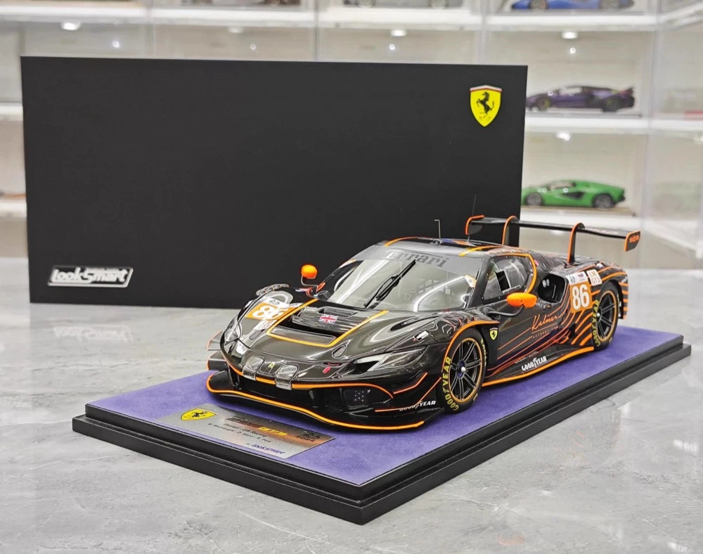 [Looksmart] 1:18 Ferrari 2024 296 GT3 GR Le Mans #86 Model Car Resin