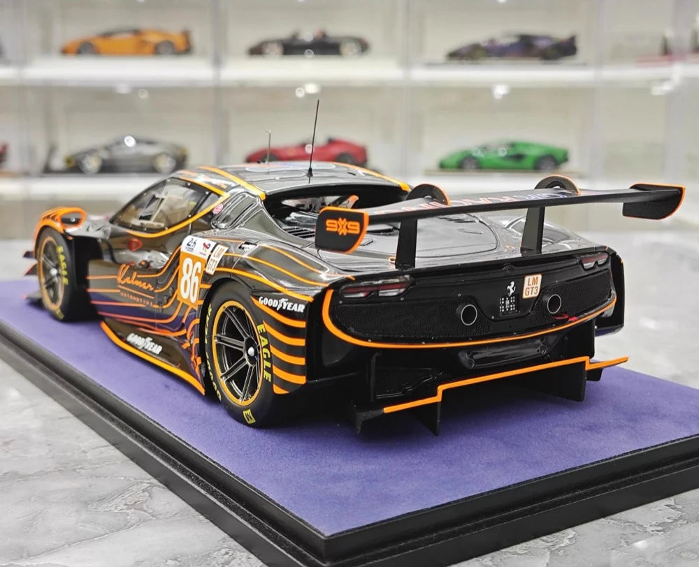 [Looksmart] 1:18 Ferrari 2024 296 GT3 GR Le Mans #86 Model Car Resin