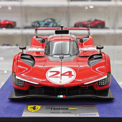 [Looksmart] 1:18 Ferrari 2024 499P Modificata #24 Model Car Resin