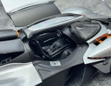 [Maisto] 1:18 Aston Martin 2021 Valkyrie Silver Model Car Die-Cast