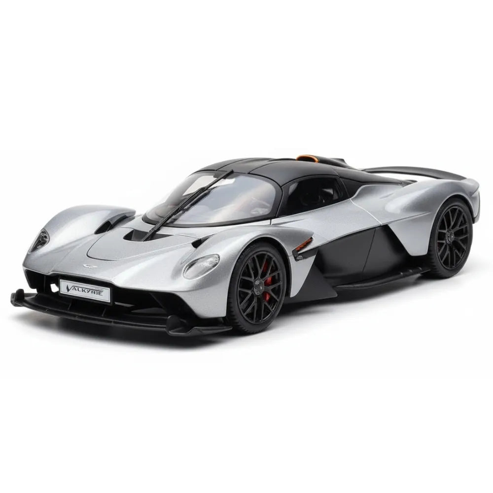 [Maisto] 1:18 Aston Martin 2021 Valkyrie Silver Model Car Die-Cast