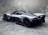 [Maisto] 1:18 Aston Martin 2021 Valkyrie Silver Model Car Die-Cast