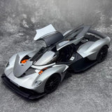 [Maisto] 1:18 Aston Martin 2021 Valkyrie Silver Model Car Die-Cast
