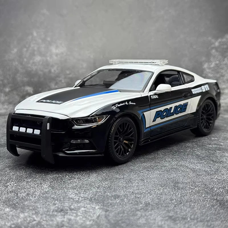 [Maisto] 1:18 Ford 2015 Mustang GT Police Model Car Die-Cast