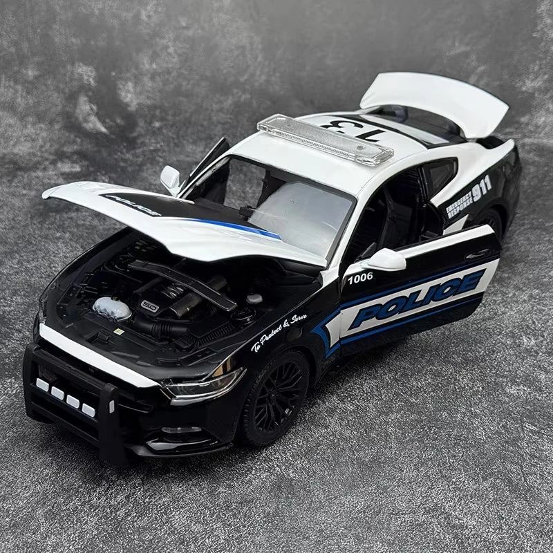 [Maisto] 1:18 Ford 2015 Mustang GT Police モデルカー Die-Cast