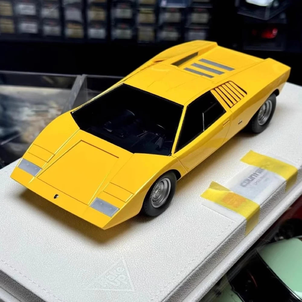 [Make Up] 1:18 Lamborghini 1971 Countach LP500 Prototype Model Car Resin