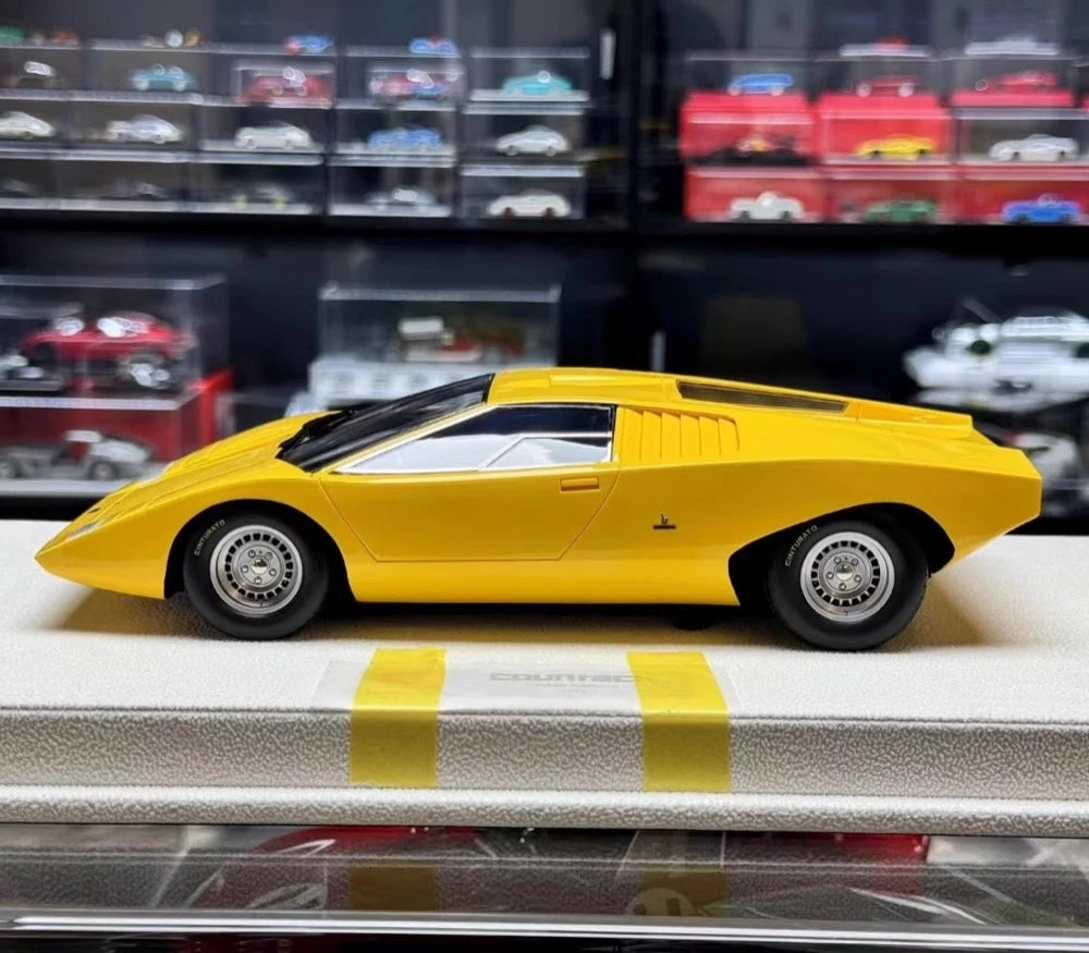 [Make Up] 1:18 Lamborghini 1971 Countach LP500 Prototype Model Car Resin