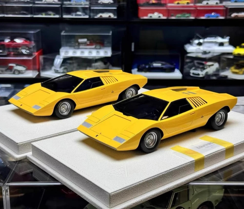 [Make Up] 1:18 Lamborghini 1971 Countach LP500 Prototype Model Car Resin