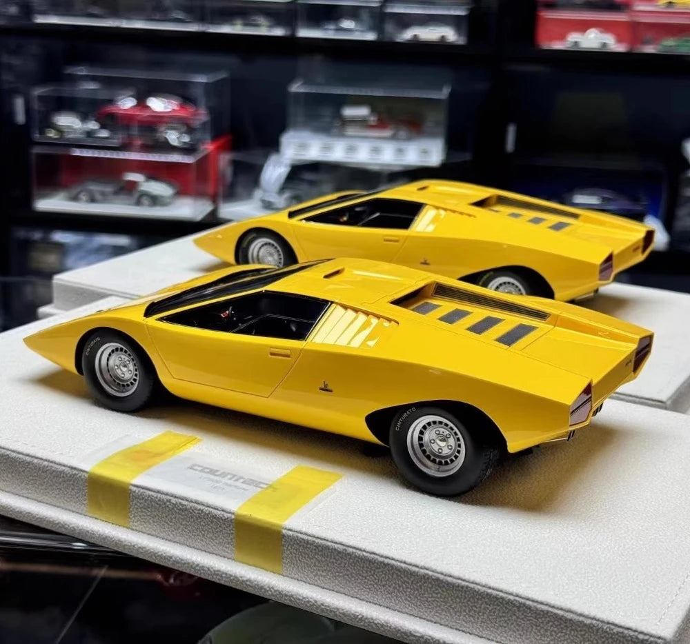 [Make Up] 1:18 Lamborghini 1971 Countach LP500 Prototype Model Car Resin