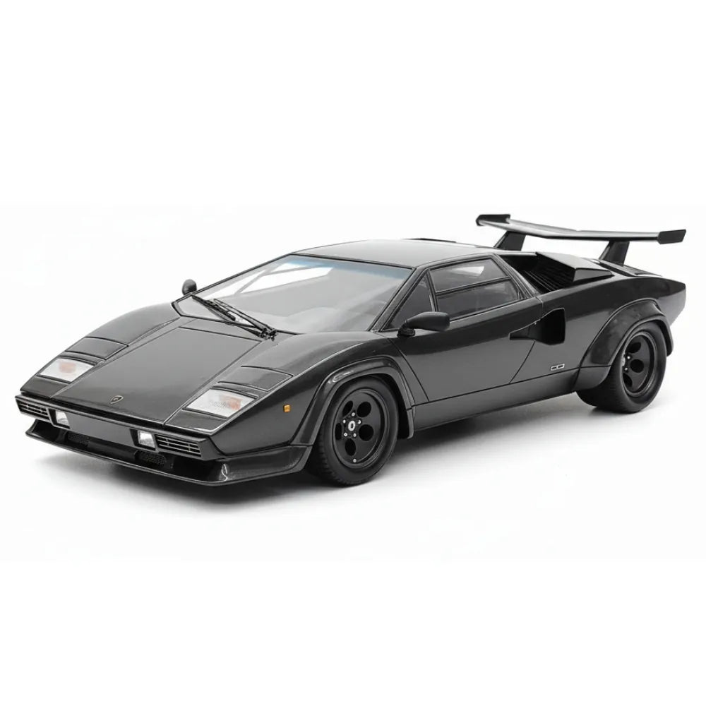 [Make Up] 1:18 Lamborghini 1985 Countach LP5000 QV Gray Model Car Resin