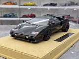 [Make Up] 1:18 Lamborghini 1985 Countach LP5000 QV Gray Model Car Resin